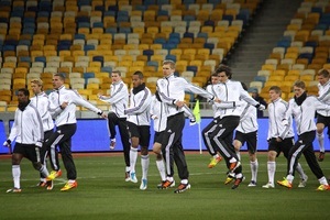 Deutsche Nationalmannschaft beim Training